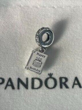 Pandora Birthday Card Dangle Charm